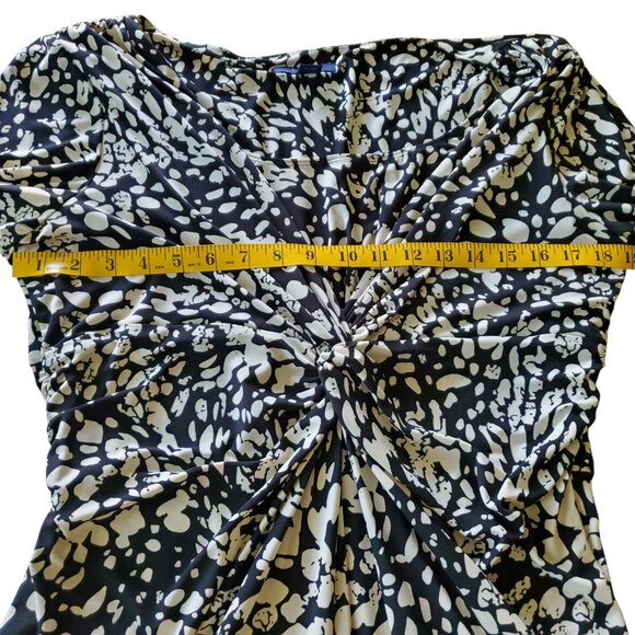 Chaps Black and White Abstract Artsy Midi XL - Picture 13 of 14